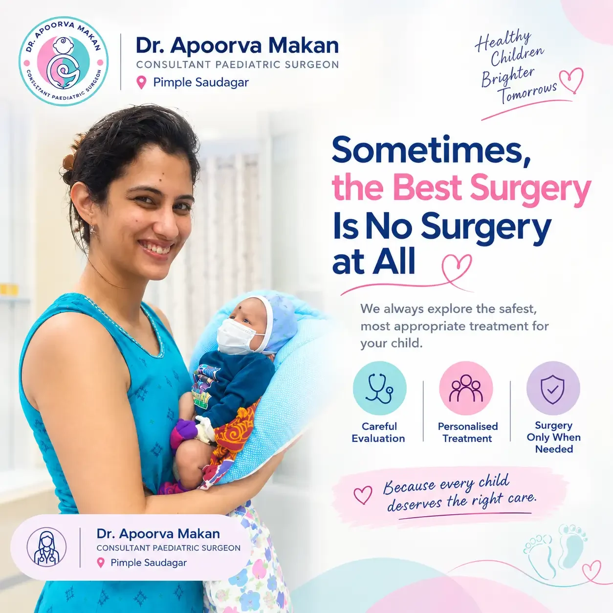 Dr Apoorva Makan - Pediatric Surgeon