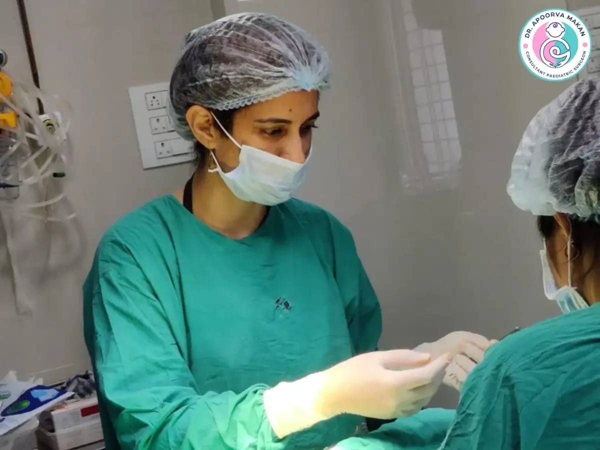Dr. Apoorva Makan doing Pediatric hypospadias surgery.